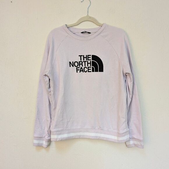 The North Face Womens Large Pink Graphic Crew Neck Sweatshirt - Picture 1 of 5